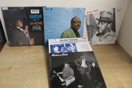 A ten album lot of Count Basie and related albums - jazz interest with viewing recommended as ever -