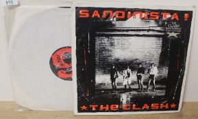 A triple Clash ' Sandinista ' album - original pressing - sleeve lower end of VG with vinyl in VG+ -