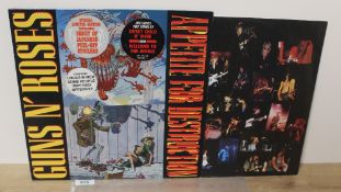A Guns N' Roses ' Appetite for Destruction ' album - no stickers - VG+ / VG + UK Geffen press