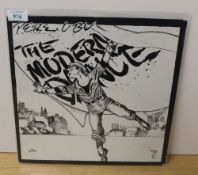 An original UK press of ' Pere Ubu's ' The Modern Dance on Mercury - 1978 - great new wave / art
