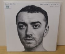 A 2017 Sam Smith white vinyl ' The Thrill of it All ' NM/NM press