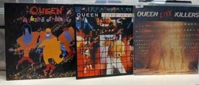 A lot of six Queen albums as in the photos - condition is excellent - some of the best we have had