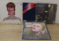A three album Bowie lot with some sleeve wear but generally VG+ - please feel free to come and view