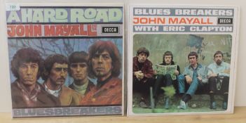 A two album lot - John Mayall / Clapton / Bluesbreakers - later pressings - viewing recommended