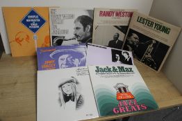 A sixteen album jazz interest lot - leaning more to old time / tradition jazz rather than modern -