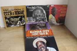 A ten album lot of Count Basie and related albums - jazz interest with viewing recommended as ever -