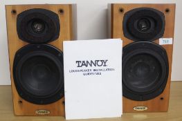 A pair of Tannoy Revolution R1 stereo speakers