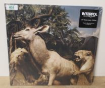 A 2017 Interpol ' Our Love to Admire ' sealed clear and smoky white vinyl 10th anniversary press -