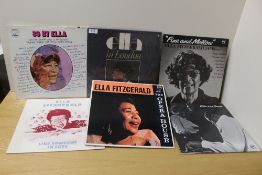 A ten album lot - jazz interest - Ella Fitzgerald and related - highly recommended