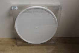 An etched white ' Dark Jovian ' 2 x 12' RSD by Amon Tobin - on the collectable Ninja Tunes label