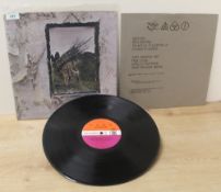 An original Red / Burgundy Atlantic Led Zeppelin ' Old Man ' album with Gatefold sleeve in VG/VG+