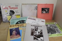 A sixteen album jazz interest lot - leaning more to old time / tradition jazz rather than modern -