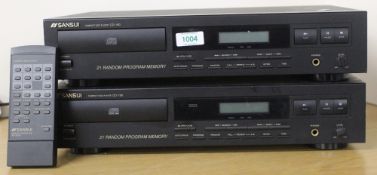 A Sansui CD 190 Compact Disc Player : in good working order and cosmetic condition , come with