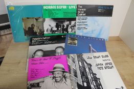 A sixteen album jazz interest lot - leaning more to old time / tradition jazz rather than modern -