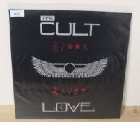 An original copy of the Cult's ' Love ' album on Beggars Banquet in VG+ all over