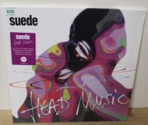 A 2019 sealed Suede ' Head Music ' RSD limited press - coloured vinyl 3LP with b-sides and rare