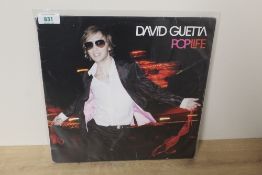 A dance interest lot - David Guetta : PopLife. Double Vinyl VG/VG . Vinyl marked. Not play tested