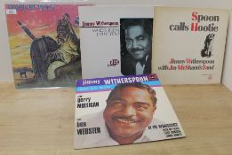 A Blues interest vinyl lot with records by Howlin' Wolf and Jimmy Witherspoon - four in total