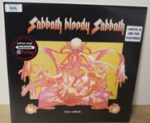 A 2020 by Black Sabbath ' Sabbath Bloody Sabbath ' sealed limited yellow vinyl on Sanctuary /