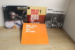A lot of seven Miles Davis as per photos - jazz interest