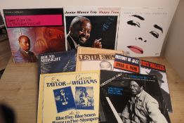 A sixteen album jazz interest lot - leaning more to old time / tradition jazz rather than modern -