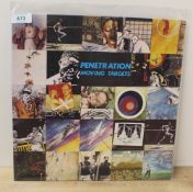 A Virgin records press of the Penetration ' Moving Targets ' album - a nice Punk / New Wave artefact