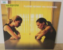 A 2015 press of Placebo's ' without you i'm nothing ' sealed yellow transparent vinyl 180g - now a
