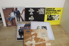 A sixteen album jazz interest lot - leaning more to old time / tradition jazz rather than modern -