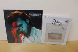 A lot of two singer / songwriter items with Father John Misty - purple metallic vinyl sealed /