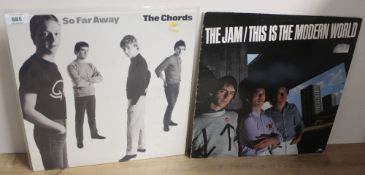 A Mod interest lot with this two album lot by ' The Jam' and mod revival favourites ' The Chords ' -
