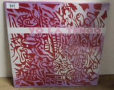 A limited opaque vinyl pressing of Yo La Tengo's ' I am not afraid of you and I will beat your ass '