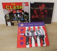 A Clash lot with ' story of ' double / live at Shea Stadium ( some damage to rear sleeve ) and '