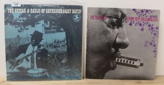 A Blues interest lot of two albums with Sonny Boy Williamson and Rev Gary Davis