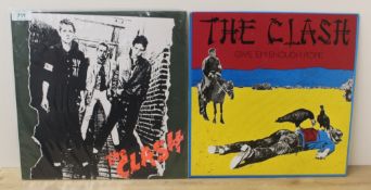 A two album Clash lot with the legendary debut and ' give them enough rope ' Punk / New Wave