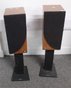 A pair of Castle Speakers on stands ' Tay ' nice vintage speakers