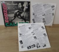 A copy of ' London Calling ' original double vinyl by the Clash - some sticker residue to front