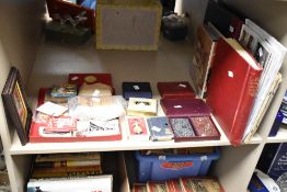 A group of vintage playing cards, to include Mlle Lenormand fortune telling cards, Scouting game