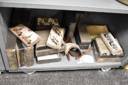A late 19th / early 20th century Underwood & Underwood, London stereo viewer, sold together with a