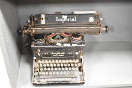 A vintage Imperial 55 'quiet' type writer