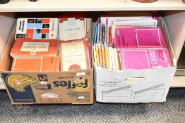 Two boxes containing various Ordnance Survey maps of the UK, to include Preston and Blackpool,