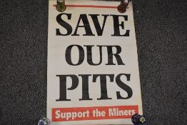 A Indenture Agreement dated 1856, sold together with a polychrome print of Lancaster, various