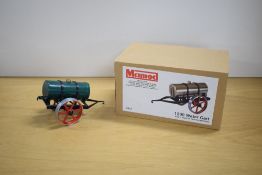 A Mamod 1390 Water Cart, green, red, silver and black, boxed, very little use