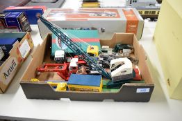 Three Corgi 1:50 scale Low Loader die-casts, Wynns, Eddie Stobart and WH Malcolm Ltd along with a