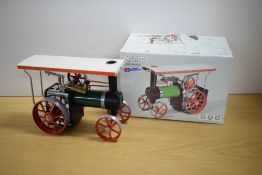 A Mamod Live Steam TE1A Steam Tractor with burner tray present, in original box