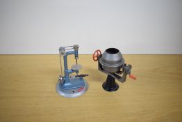Two Wilesco Accessories, M51 Pedestal Drill and M63 Cement Mixer, both unboxed