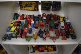 Playworn die-casts, Corgi, Dinky, Matchbox and similar, 40+