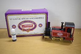 A Mamod Live Steam Special Limited Edition 0 Gauge Steam Locomotive, Celebrating the Queen's