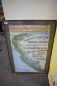 A reporoduction Railway Poster, Lancashire & Yorkshire Railway and Liverpool Overhead Railway,