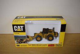 A Norscot 1:50 scale die-cast, 55027 Cat 980G Wheel Loader, boxed with internal packaging present