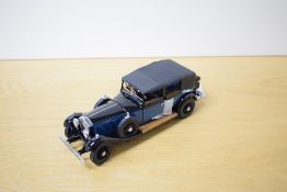 A 1988 Franklin Mint 1:24 scale Die-cast, 1929 Rolls Royce Phantom I Cabriolet De Ville with tag and